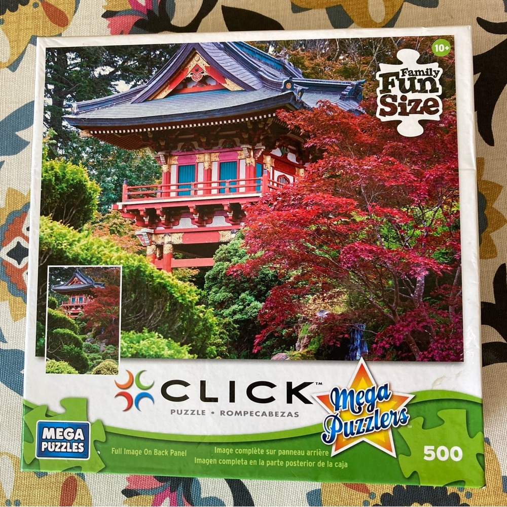 Mega Puzzlers Click 500 Piece Jigsaw Puzzle Has All Pieces Japanese